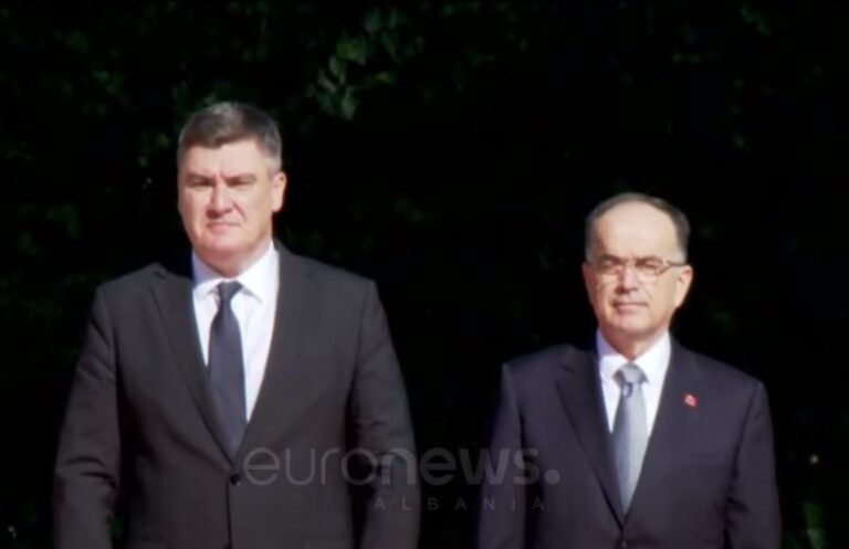 Presidenti Kroat, Zoran Milanoviç viziton Shqipërinë